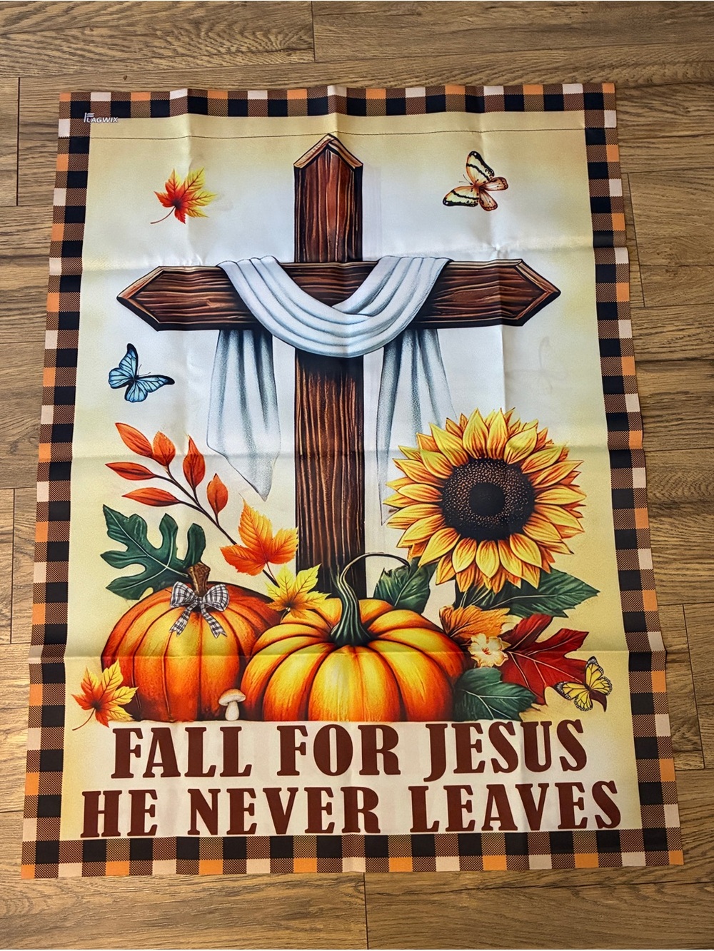FLAGWIX Fall Christian Flag